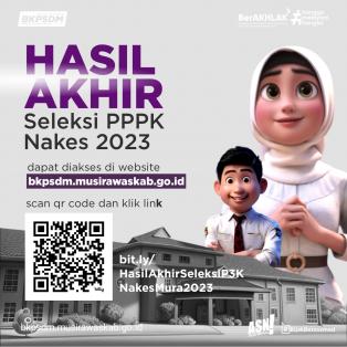 Pengumuman Hasil Seleksi PPPK Tenaga Kesehatan Kabupaten Musi Rawas Tahun 2023